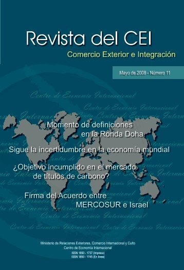 Revista del CEI 11.pdf - Centro de EconomÃ­a Internacional