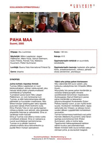 Lataa PDF-muotoinen materiaali tÃ¤stÃ¤ - Koulukino