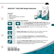 SPECIFIC™ FRD/FRW Weight Reduction - Dechra-US.com