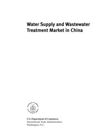 Water Supply and Wastewater Treatment Market in China - ICWT