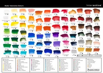 Chroma Atelier Interactive Colour Chart - Creativity Unlimited