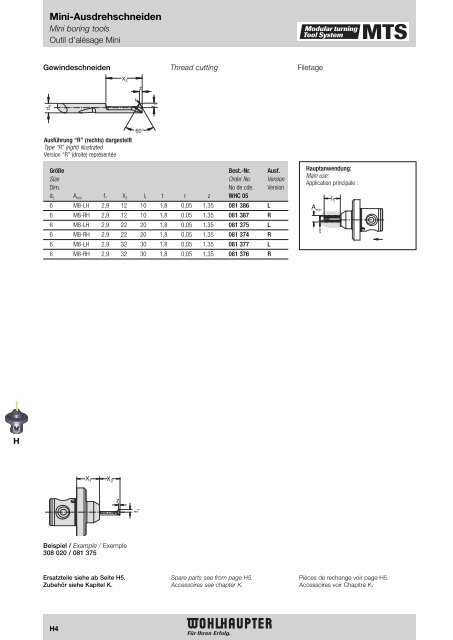 Modulares Drehwerkzeugsystem Modular Turning Tool System ...