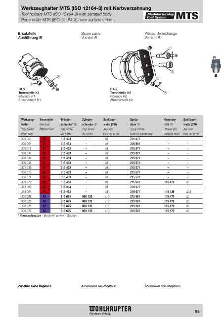 Modulares Drehwerkzeugsystem Modular Turning Tool System ...