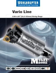Vario Line - Wohlhaupter Corporation