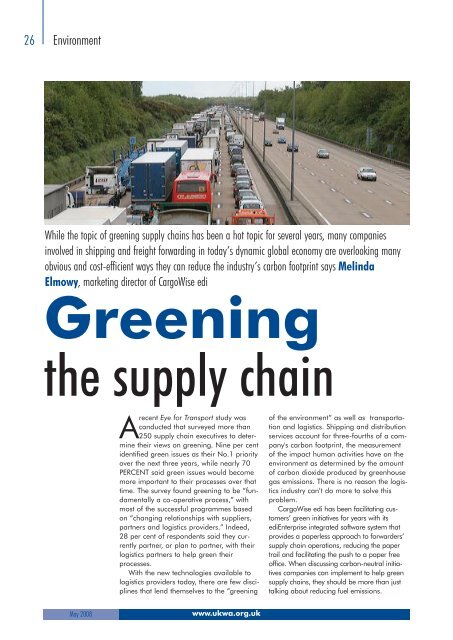 UKWA PDFS MAY - United Kingdom Warehousing Association