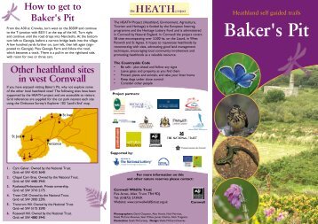 Heathland Self Guided Trails Baker's Pit - Cornwall Wildlife Trust