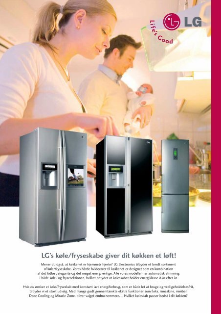 LG's kÃ¸le/fryseskabe giver dit kÃ¸kken et lÃ¸ft! - Lomax