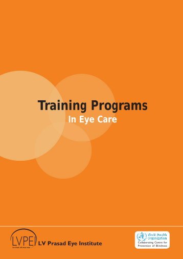 Training Programs - LV Prasad Eye Institute