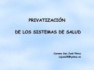 Privatización de los sistemas de salud: el impacto sobre las mujeres