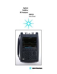 Agilent FieldFox RF Analyzer N9912A - Tessco
