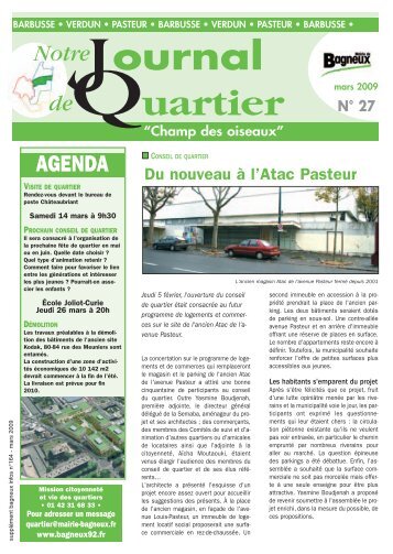 Journal de quartier 2 - mars 2009 - Bagneux