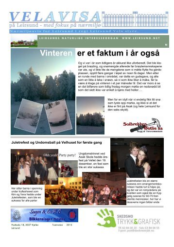 Velavisen 1 2008 - leirsund.net