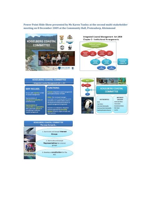 Kogelberg IMP - 2nd SH meeting Report.pdf - Anchor Environmental