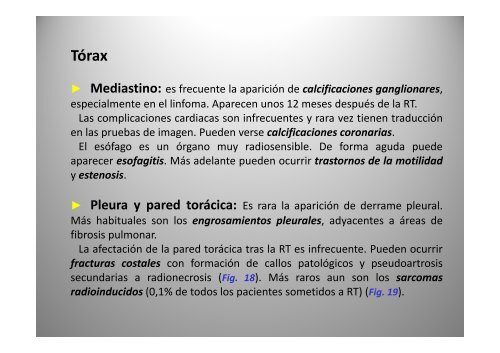 C bi d i Cambios secundarios a radioterapia: radioterapia: