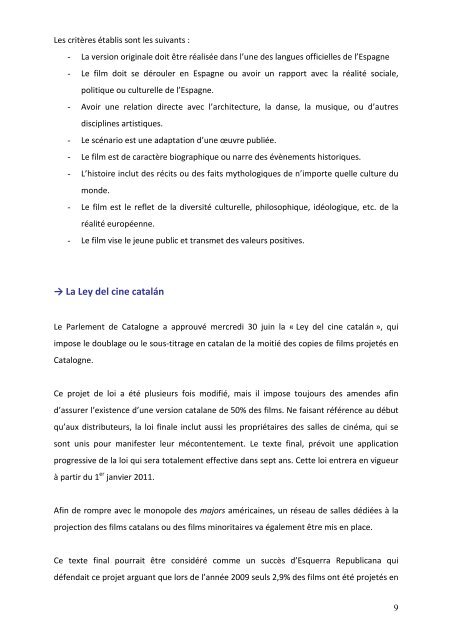 Bulletin Janvier-Juillet 2010 Espagne - Ambassade de France