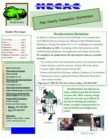 Pike County Community Chatterbox - NECAC.org