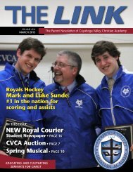 March Link. pdf - Cuyahoga Valley Christian Academy