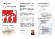 100 Jahre MG Frid Festprogramm Flyer 2010-4 - Ernen