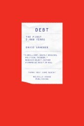 Debt: The First 5000 Years - autonomous learning