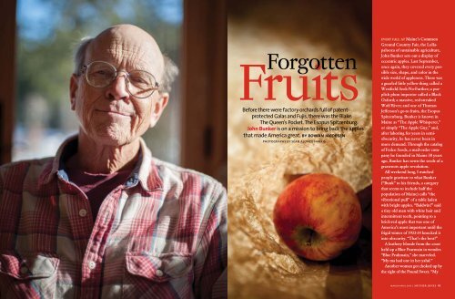 John Bunker, Maine's Apple Whisperer - Rowan Jacobsen