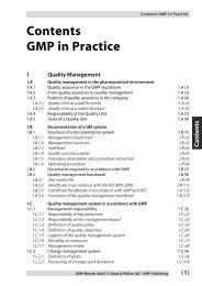 Link to GMP MANUAL table of contents - GMP Publishing