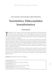 Paper (PDF) - LTA - Liiketaloudellinen aikakauskirja