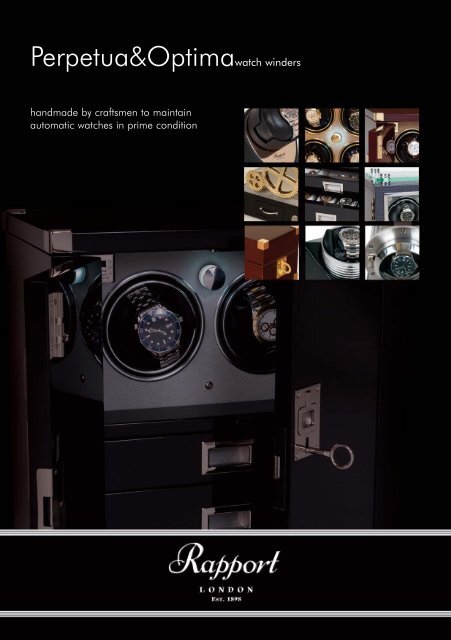 Download watchwinder catalogue - Rapport