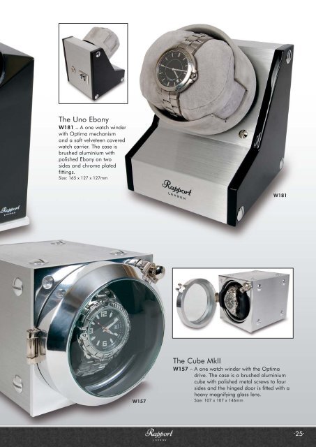 Download watchwinder catalogue - Rapport