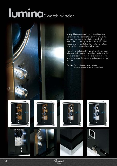 Download watchwinder catalogue - Rapport