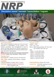 Neonatal Resuscitation Program (NRP)