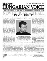 THE NEW HUNGARIAN VOICE FALL 2003 (Read-Only)