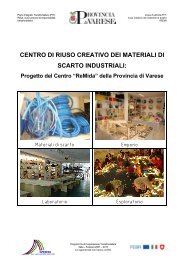 centro di riuso creativo dei materiali di scarto industriali