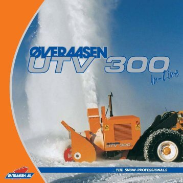 UTV 300 Unit Snøfreser - Øveraasen