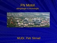 FN Motol alergologie a imunologie