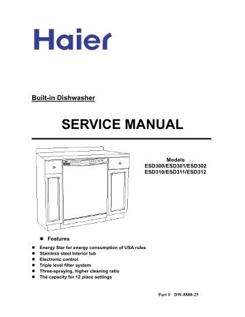 Haier â Dishwasher