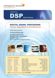 DSP Course - Entegra Ltd.