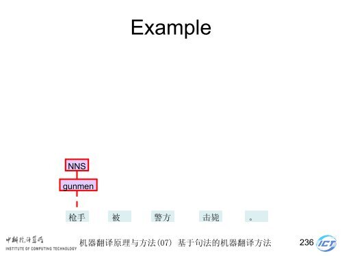 æºå¨ç¿»è¯åçä¸æ¹æ³ - ä¸­ç§é¢è®¡ç®æèªç¶è¯­è¨å¤çç ç©¶ç»- ä¸­å½ç§å­¦é¢ ...