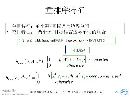 æºå¨ç¿»è¯åçä¸æ¹æ³ - ä¸­ç§é¢è®¡ç®æèªç¶è¯­è¨å¤çç ç©¶ç»- ä¸­å½ç§å­¦é¢ ...