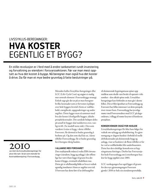 2010 - Forsvarsbygg