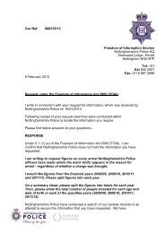 FOI 000370 13 Arrests which mention the word 'knife' in the reason ...