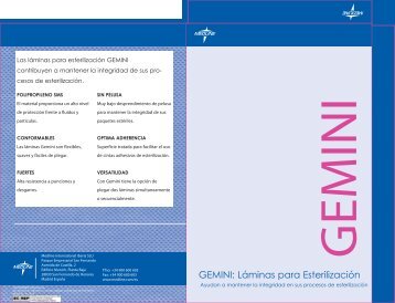 GEMINI: LÃ¡minas para EsterilizaciÃ³n - Medline