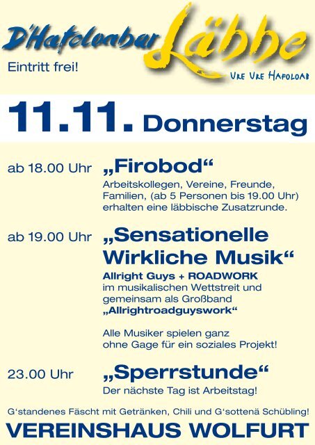 11.11.Donnerstag - laebbe wolfurt