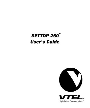 User's Guide - Vtel
