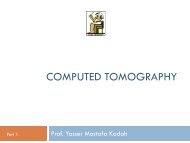 Computed Tomography Lecture - Yasser Kadah's Home Page