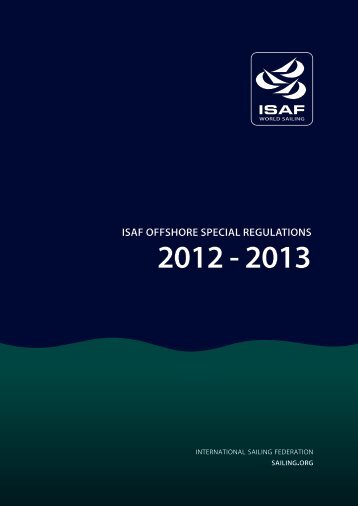 ISAF OFFSHORE SPECIAL REGULATIONS