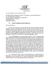 letter - Alliance Defending Freedom Media