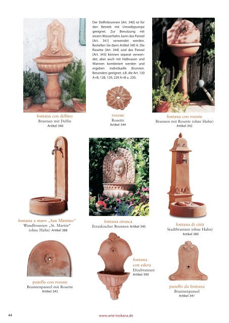 TERRACOTTA d´ IMPRUNETA - Arte Toskana