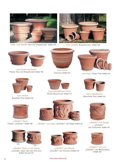 TERRACOTTA d´ IMPRUNETA - Arte Toskana