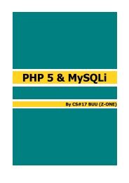 PHP 5 & MySQLi