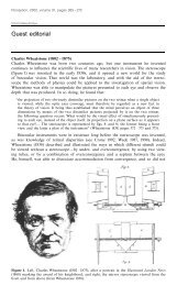 Guest editorial: Charles Wheatstone (1802 - 1875) - Perception